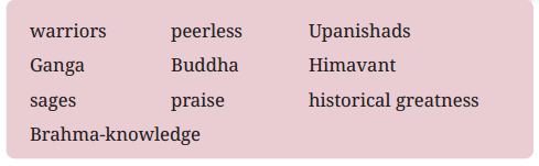 Bharat Our Land Question Answer Class 9 English Kaveri Poem 1 2