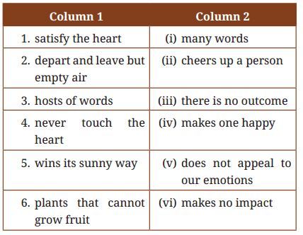 Words Question Answer Class 9 English Kaveri Poem 7 4